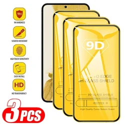 Premium 9D Tempered Glass Screen Protector for 3 Pieces (For Samsung A52S 5G)