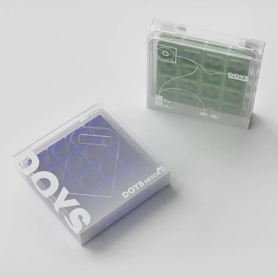 DEADLINE 스튜디오 DOYS PC 장난감 키캡, MX 스위치용 기계식 DIY 키캡, 투명 키캡