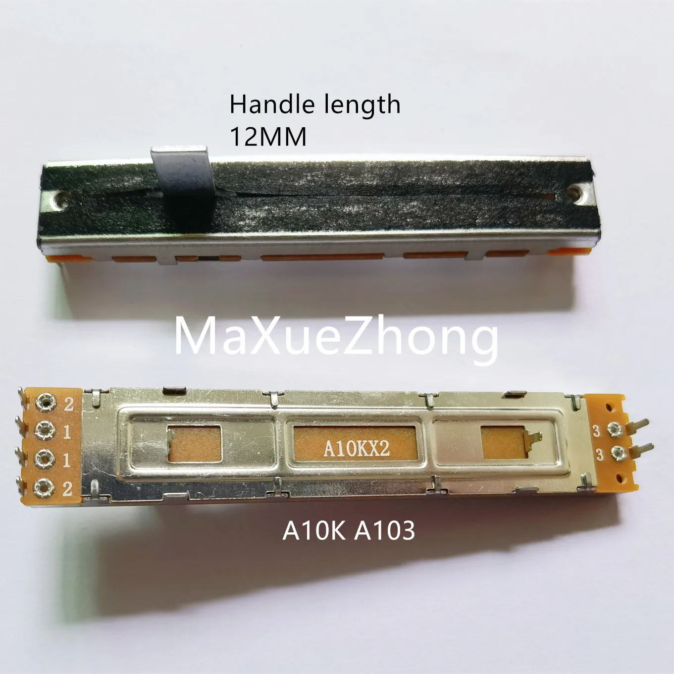 Description Picture 4 of itemOriginal new 100% mixer dual potentiometer SC-609G A10K B10K C10K handle length 12MMB (SWITCH)