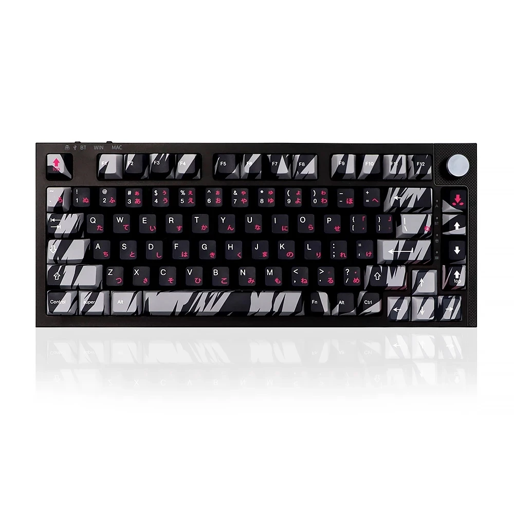 Pbt Japonês Camuflagem Keycaps Cherry Profile Dye Sublimação Teclado Mecânico Keycap para mx Interruptor Iso Entrar Logitech G610 - Imagem 3