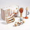 5Pcs Baby Musical Instruments Sensory Rattle Toys Early Educational Baby Musical Toys Montessori Toys Birthday Gifts for Kids 1