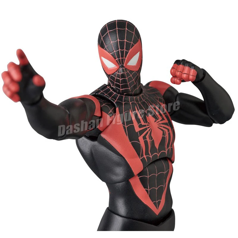 CT MAFEX-マイルモラレスのアクションフィギュア,スパイダーマン