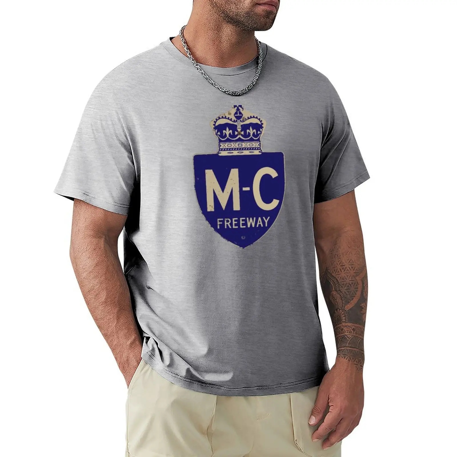 

M-C Freeway T-Shirt heavyweights customs design your own black t-shirts for men