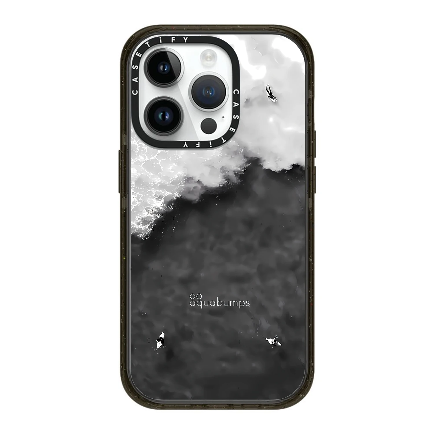 

Жесткий чехол с надписью и принтом Apple iPhone15promax