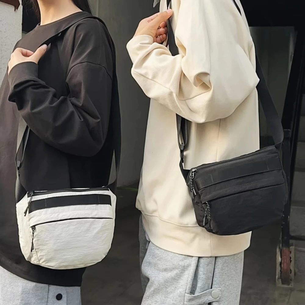 Sling Bag for Cycling & Commuting, Lightweight Large Capacity Travel Shoulder Bag, Unisex Sports Waist Pack Casual Outdoor