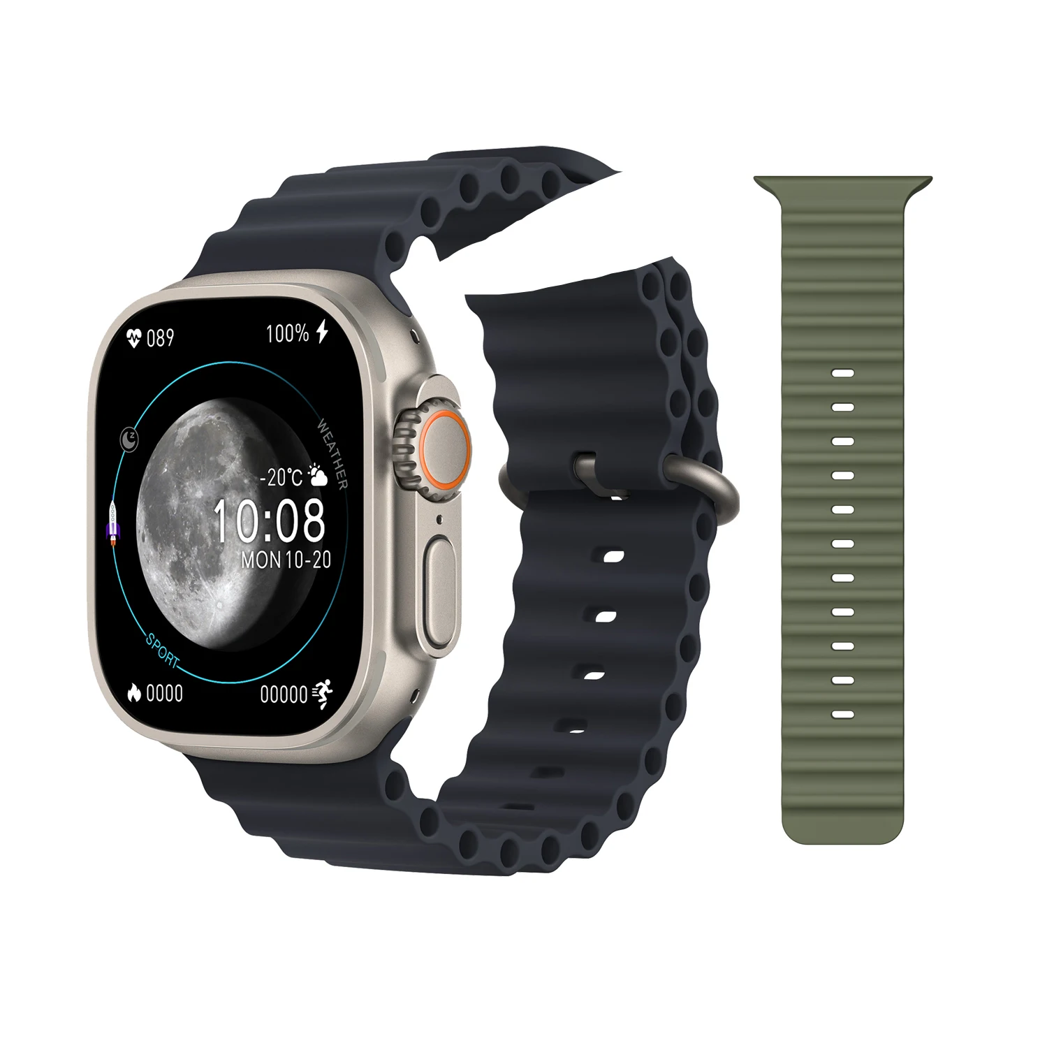 Hello Watch-reloj inteligente Original de 3 generación para hombre, pulsera  de Fitness con Pantalla AMOLED de 2,04 pulgadas, 4GB de ROM, NFC, brújula,  para Android e IOS