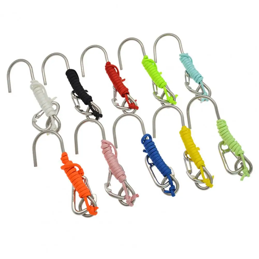 

Convenient Diving Hook Anti-rust Stainless Steel Scuba Diving Hook Diving Equipment Scuba Hook for Deepwater Operations