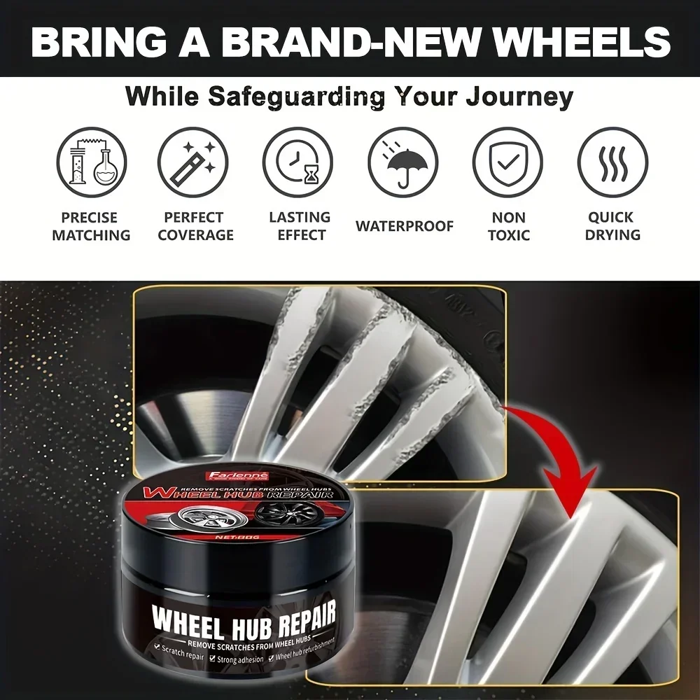 Wheel hub Scratch Repair wax Automobile tire detail repair and deep conditioning no residue