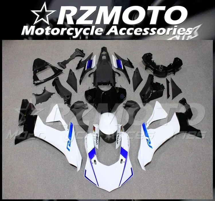

Комплект обтекателей из АБС-пластика для YAMAHA YZF - R1 R1m 2015 2016 2017 2018 15 16 17 18, комплект обтекателей белого цвета, 4 подарка