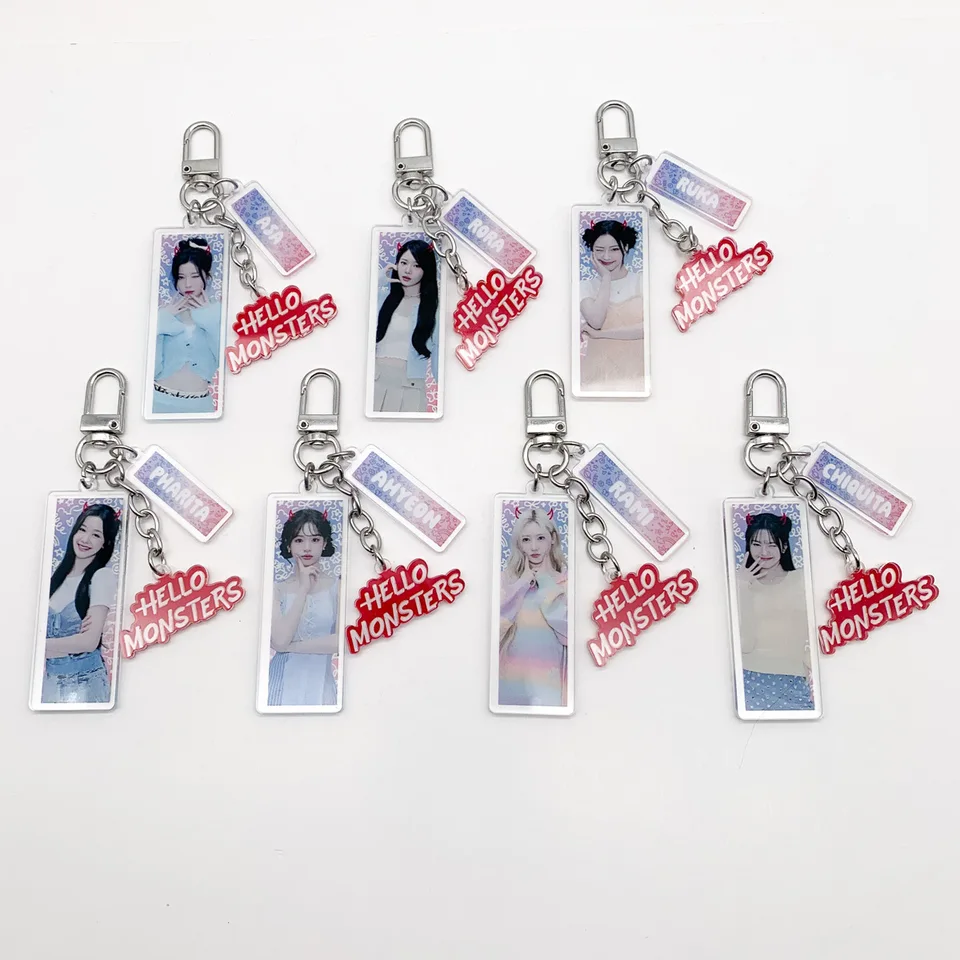 Kpop BABYMONSTER World Tour Hello Monsters Keychain 6CM Acrylic