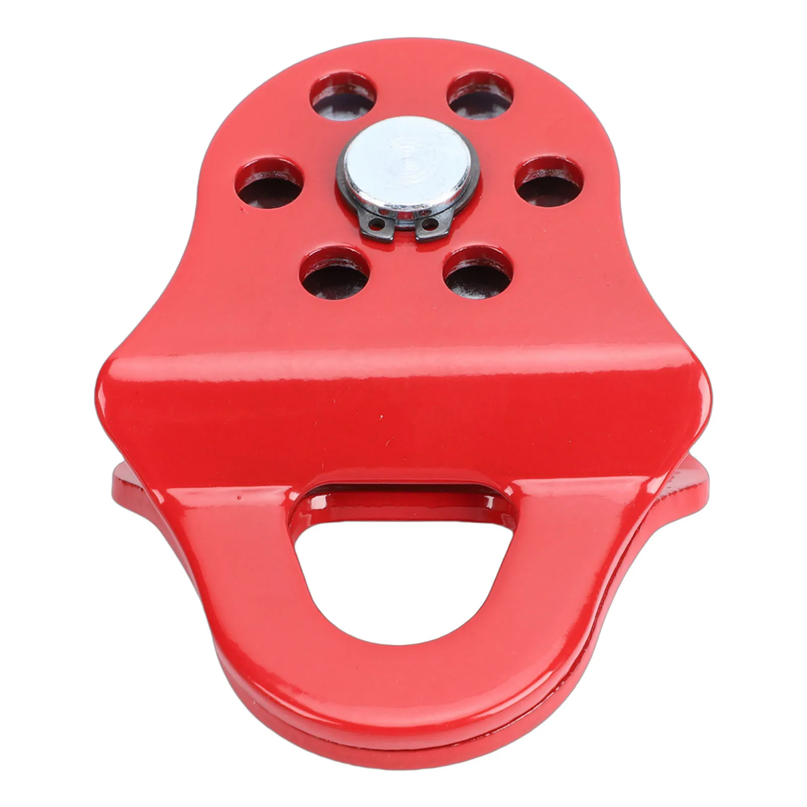 Windenrolle, 3 Tonnen, robuster Bergungswinden-Schnappblock, 6613,87 lbs Kapazität, Abschlepprollenblock für LKW, Traktor, ATV, UTV, Rot – Detail 4