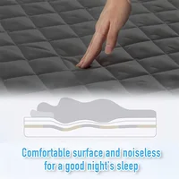 Home Mattress Cover Waterproof Thickened Quilted Waterproof Bed Cover Breathable Mattress Protector Fitted Bed Sheet 140/160x200 5