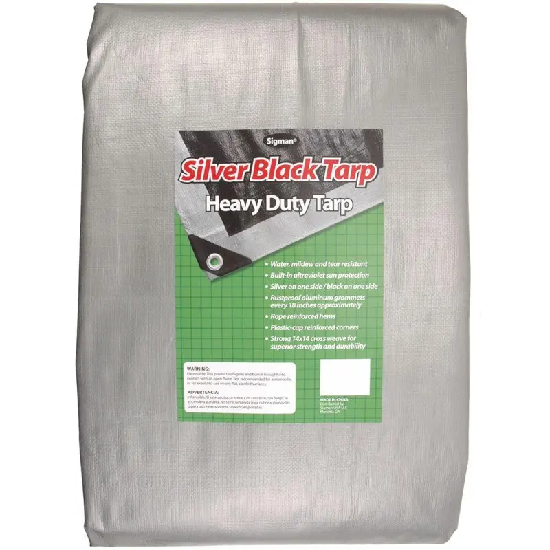 

10' x 20' Silver Heavy Duty Tarp