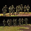 10pcs 1/72 Scale Russian 10 Soldiers Figure Model Toy DIY Scene Doll Ornament 1