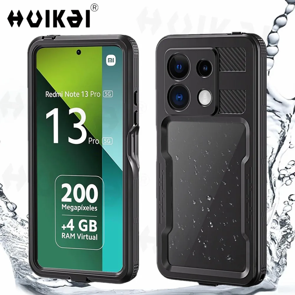 Custodia Xiaomi Redmi Note 13 4G Blu - Protezione Militare con Anello