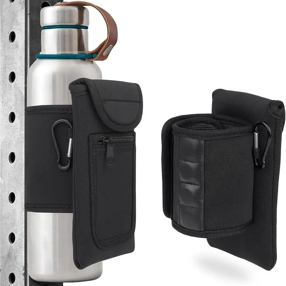 JNUYISW Borsa Magnetica da Palestra, Porta Bottiglie d'Acqua con Tracolla Regolabile Magnetico Fitness Borsa per Bottiglie d'acqua da 1,5 Litri Accessori da Palestra per Uomo e Donna