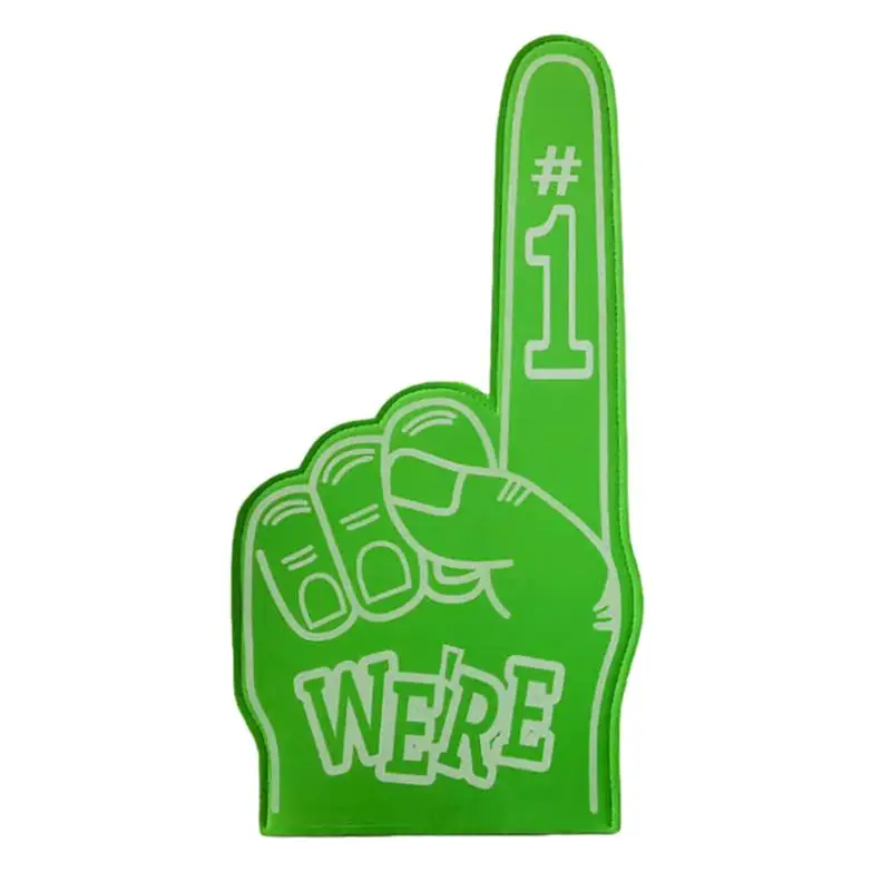 1PC Gladiators Foam Finger giant foam finger inspired sports games by sports fans' fingers Cheerleading Props for Sports Events