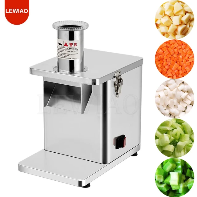 Commercial Dual Head Electric Vegetable Cutter Onion, Potato, Radish, Tomato  Dicer - AliExpress