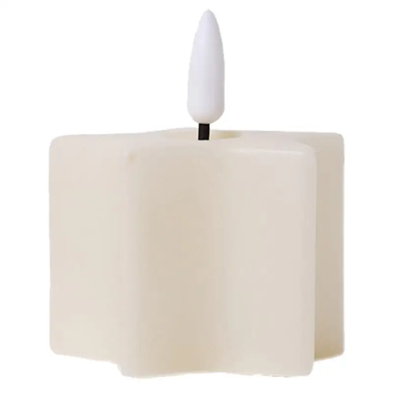 

Tea Lights Candles Battery Operated Flameless Battery Operated Candles Light Decorative Night Light Decor Supplies Christmas