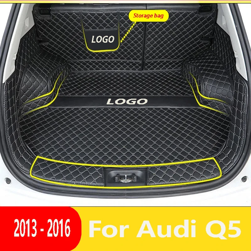 

High Side Custom Car trunk mat for Audi Q5 2013 2014 2015 2016 cargo liner carpet interior accessories cover waterproof