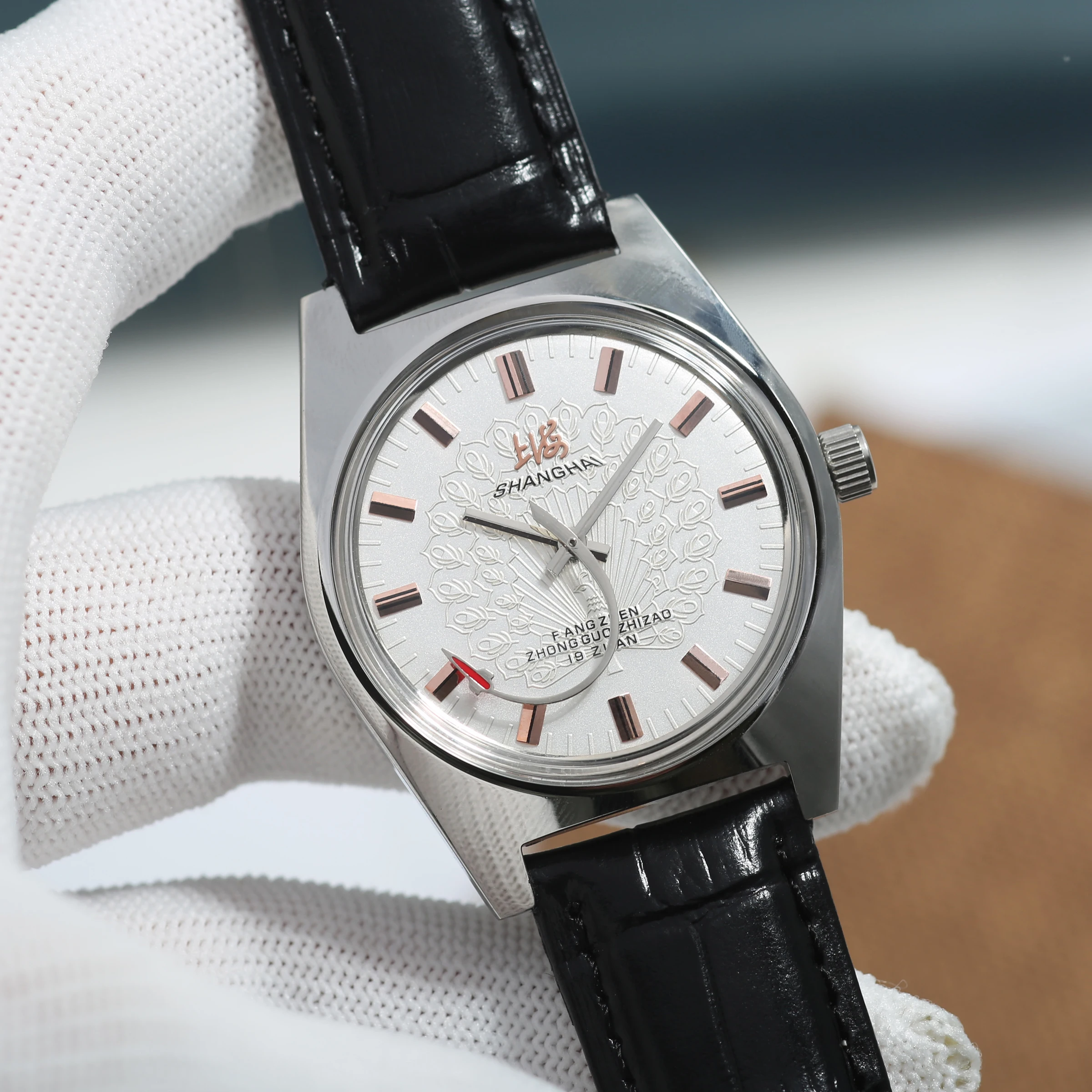 Men's Mechanical Watch 7120 36mm Manual Winding Waterproof Shanghai Chinese Daily Office Wear Birthday Holiday Gift Wholesale - 2