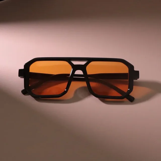 Lunettes de soleil carrées punk colorées pour femmes et hommes, lunettes de soleil pour femmes, rectangle, couleurs miroir, marque de créateur, lunettes de mode, belles lunettes 1