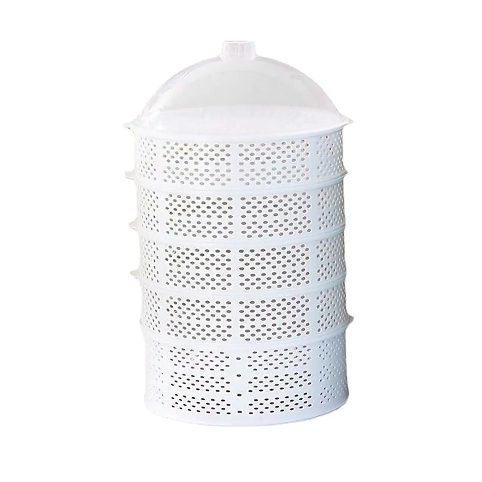 6 Layer Food Cover with Lid Multifunctional Vegetable Fruit Storage Tray for Outdoor Indoor Picnic Party Barbecue Kitchen