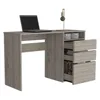 Computer Desk San Diego, One Shelf, Light Gray Finish 2