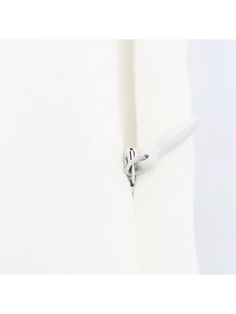 TFMLN Female Square Collar Midi Dress Casual Elegant Sleeveless Black White Contrast Color Chic Retro Slimming Women's Dresses