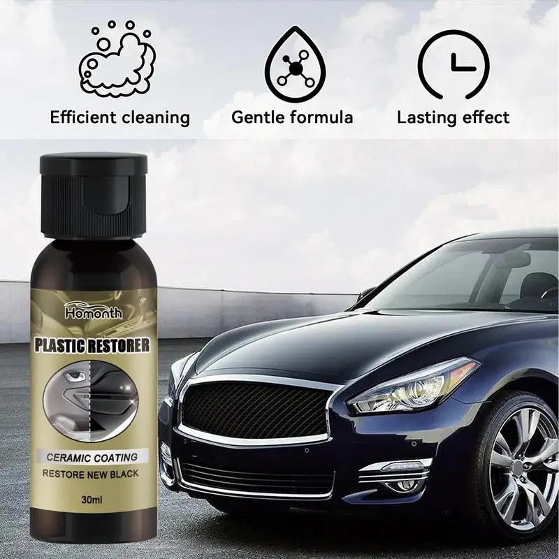 

Auto Interior Detailer Plastic Leather Restorer Quick Coat For Car Interior Refurbish Leather Protection Renovator Conditioner