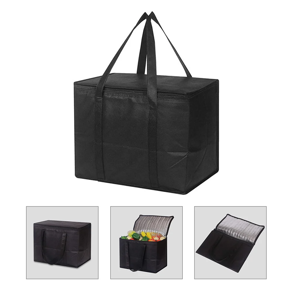 

Portable Cooler Bag Lunch Pouch Freezer Shopping Bags Insulated Pizza Thermal Containment Non-woven Fabric Delivery Sacks
