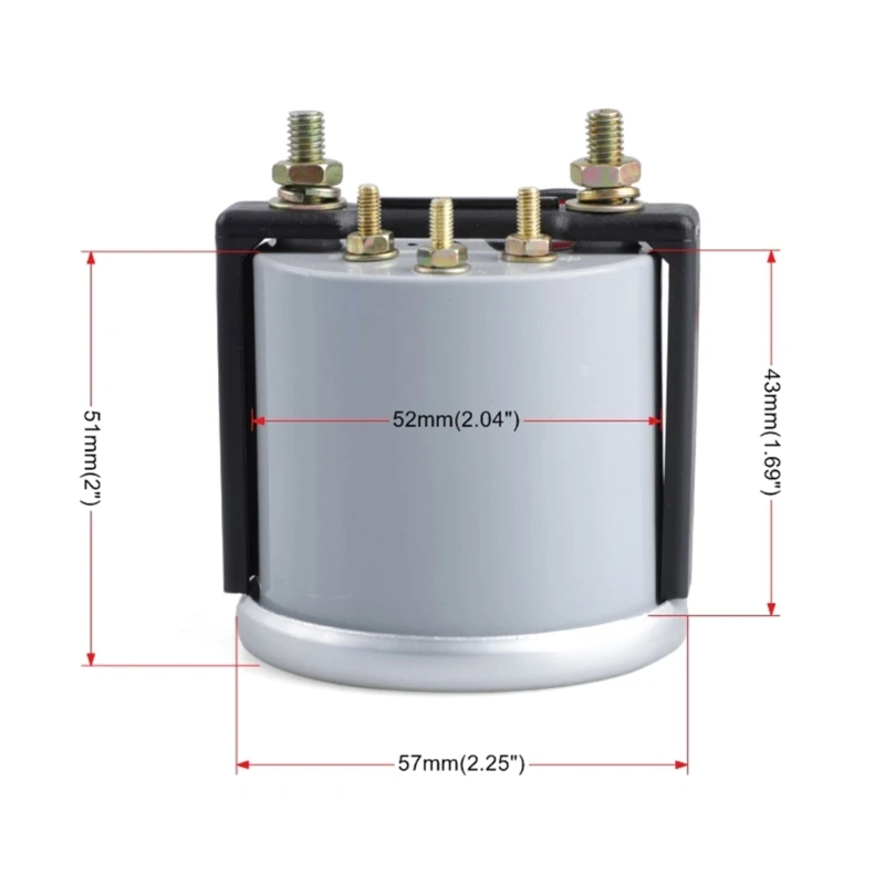 Accurate Engine Maintenance 40-120℃ Water Temperature Meter with 1/8NPT 52mm for Long Distance