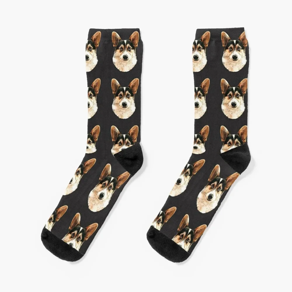 

Corgi Tri Color Elegance Socks colored Wholesale Socks Ladies Men's