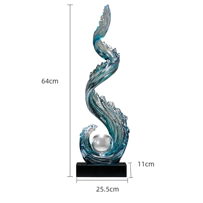 Wind Water Resin Sculpture 5