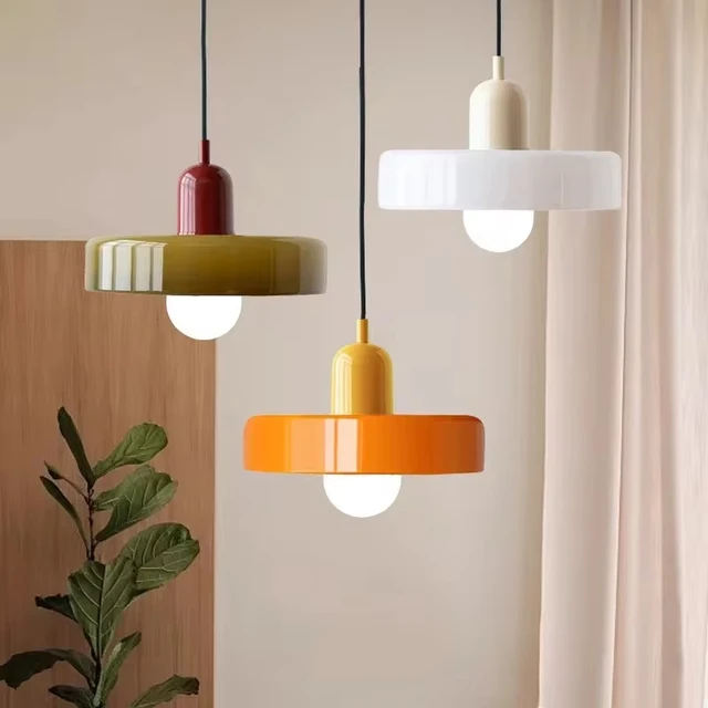 Nordic Bauhaus Glass Chandelier 1