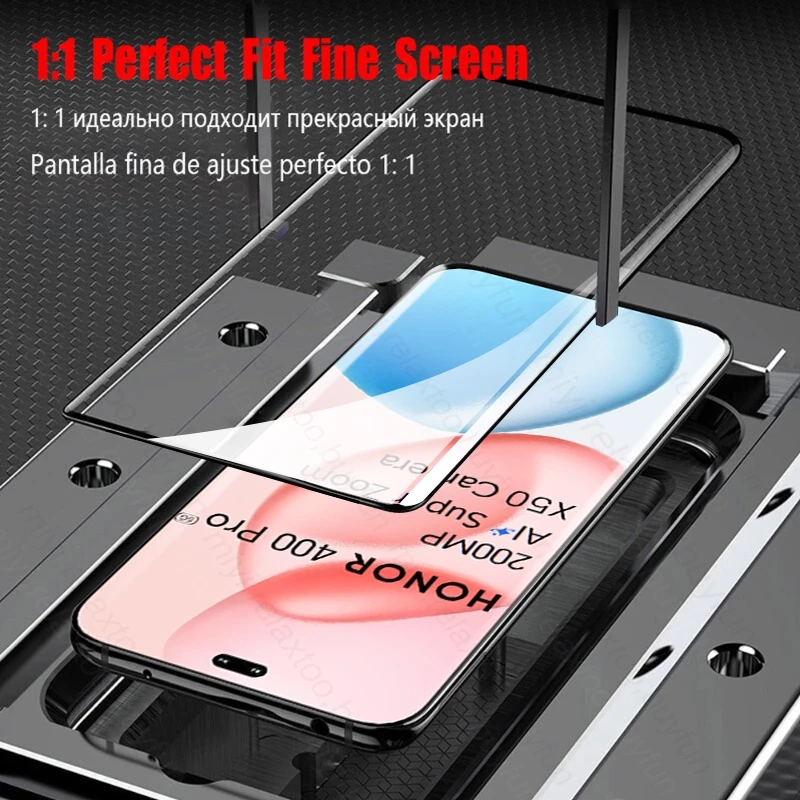 4-Pack 9D Curved Tempered Glass Screen Protector