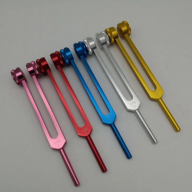 C-128HZ Tuning Fork Set,Tuning Fork For Healing Chakra,Sound Therapy,Keep Body,Mind And Spirit In Perfect Harmony Easy To Use