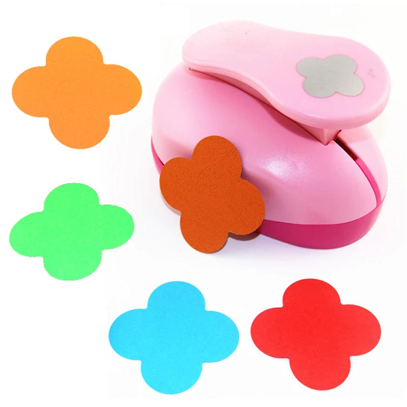 Four Flower Super Large Size Hole Punch Craft Scrapbooking Paper Puncher  DIY Children Toys Greeting Card Decoration Cutting Tool