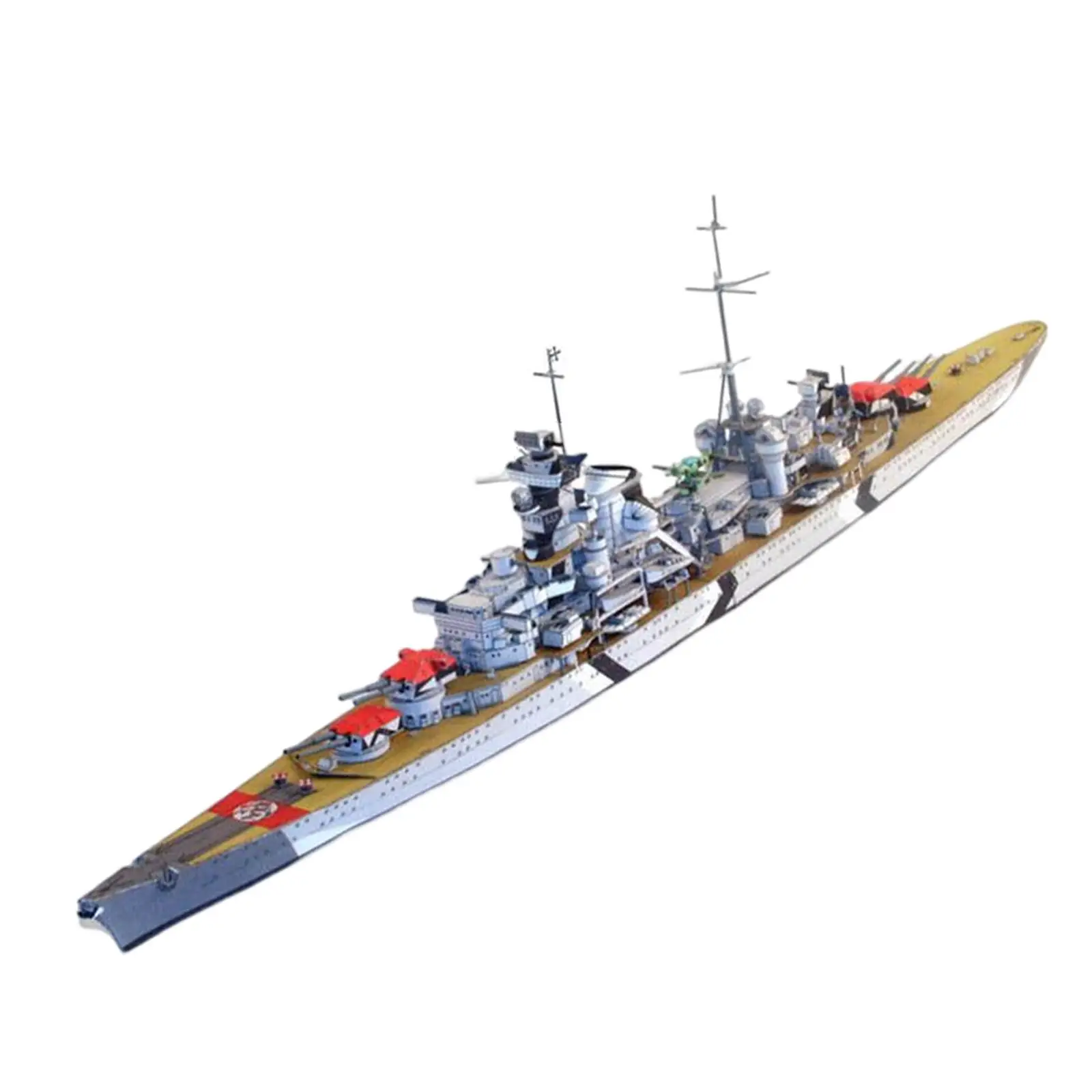 1/400 보트 장난감 장식 종이 공예 파티, 십대용 3D 퍼즐