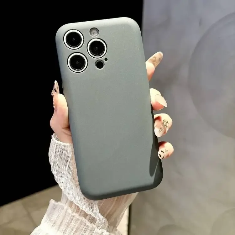 Ultra Slim Soft Silicone Shockproof Matte Phone Case - Candy Color Finish