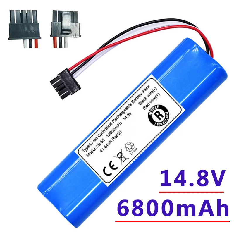 100%.Original.New.Batería.de.litio de.14.8V.8800mAh/6800mAh/4800mAh.para.VIOMI  V2 Pro.VRVCLMB21B.XiaomiSTYJ02YM.