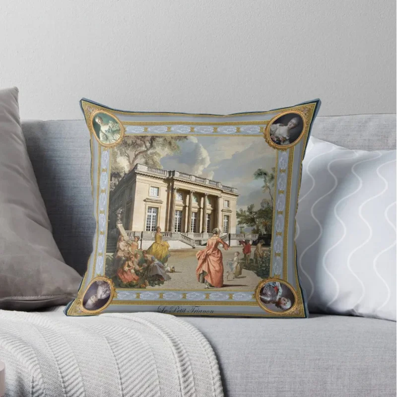 

Petit Trianon Versailles, Medallions Throw Pillow Cover Decorative Cushion Covers For Sofas