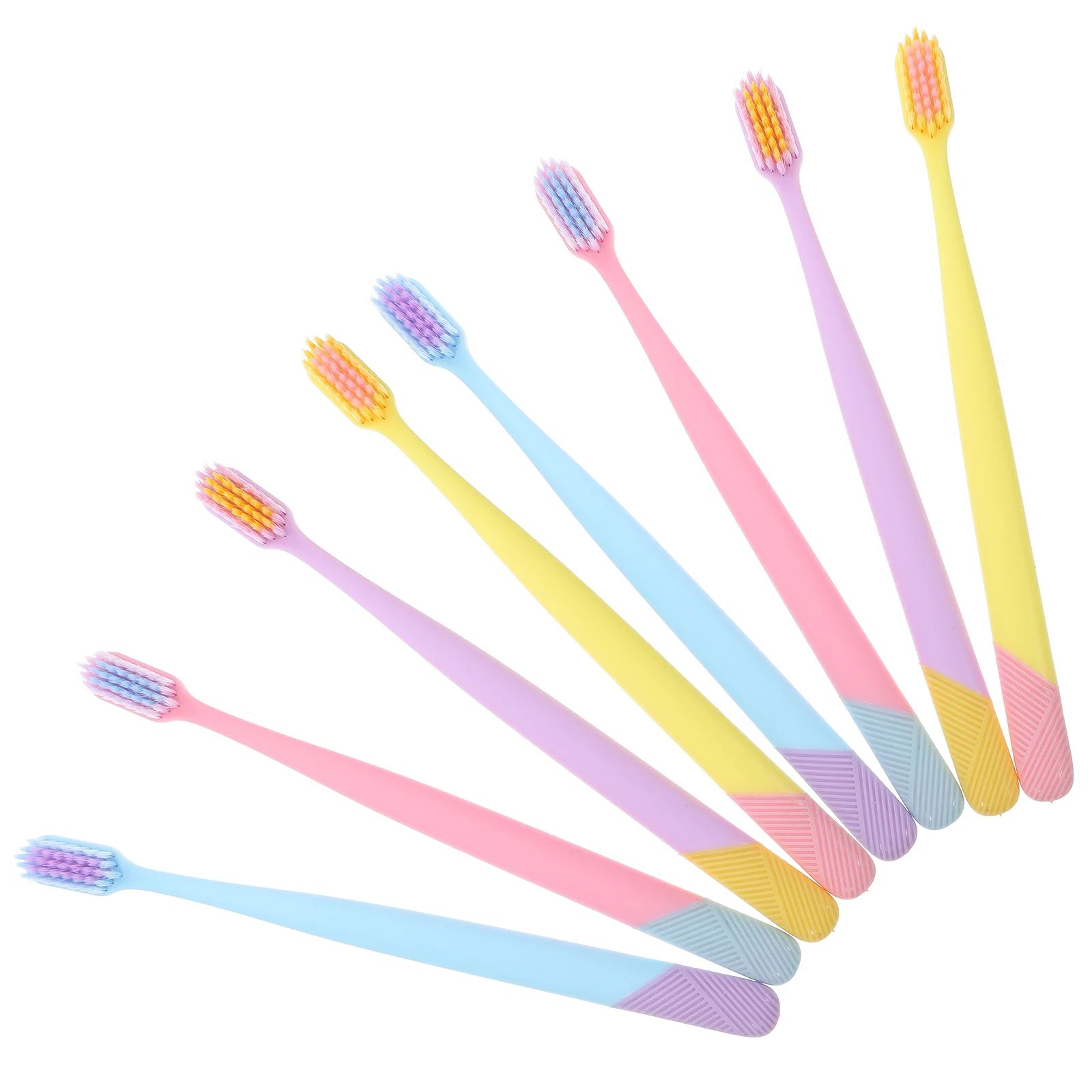 

10 Pcs Soft Toothbrush Traveling Manual Barreled for Adult Toothbrushes Pp Wear-resistant Handheld