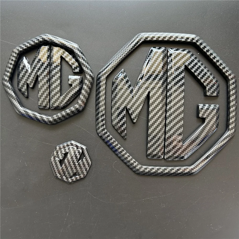 

New 3Pcs/set Decoration Car Logo Styling Stickers For New MG 6 MG ZS HS Car Rear Emblem Front Grille Badge High-end Decals Auto