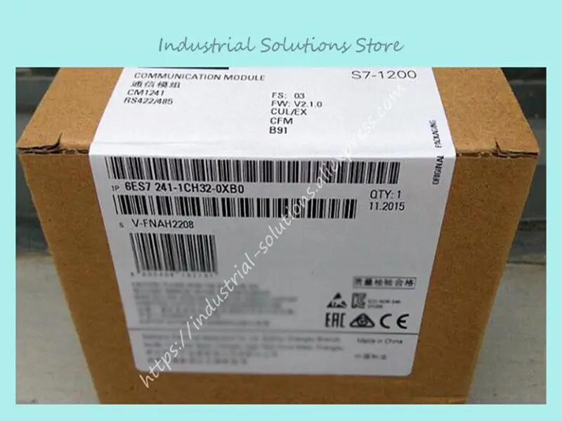 6ES7241 S7-1200 PLC Module 6ES7241-1CH32-0XB0 CM1241 RS422/485 6ES7 241 ...