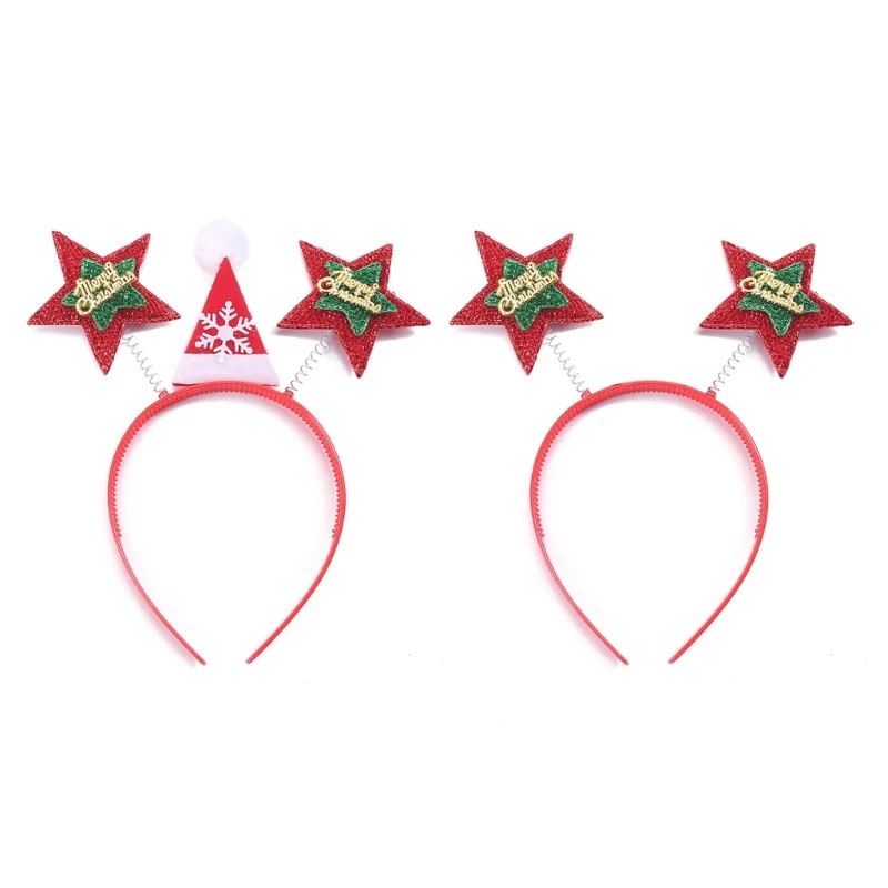 

Colorful Letter Star Headband Carnival Christmas Hair Hoop for Adult Kids