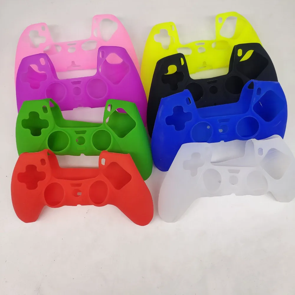 

300pcs Soft Silicone Gel Rubber Protective Case Cover For PS5 Controller