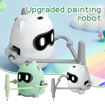 Robot da disegno aggiornato Robot da disegno educativo interattivo per bambini Puzzle Giocattolo intelligente Giocattolo per l'educazione precoce Robot per bambini
