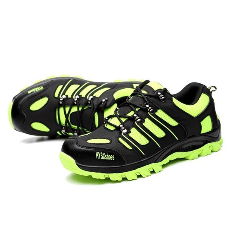Safety Work Shoes Men Breathable Mesh Fashion Casual Labor Insurance Puncture Proof Boots Mens Steel Toe Shoe Footwear