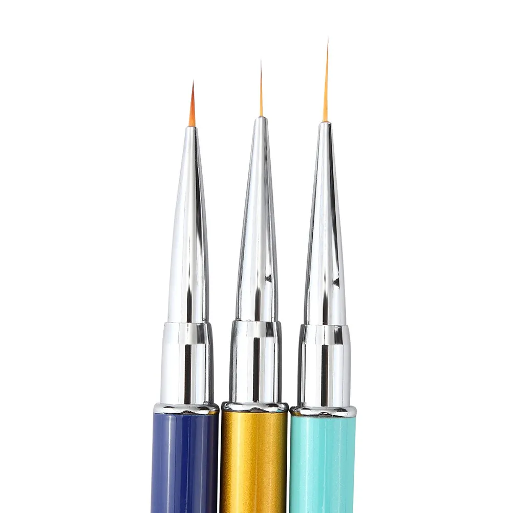 페인팅용 도트 스틱 3개 매니큐어 브러쉬 네일 펜 아트 펜 디테일 키트